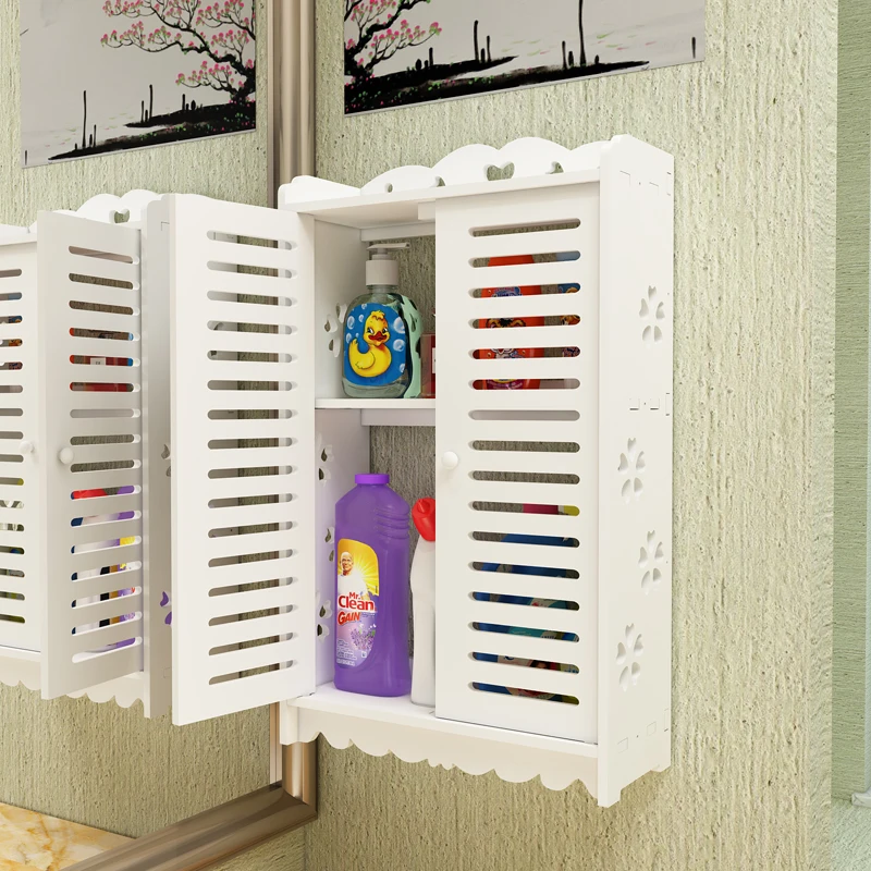 OUSSIRRO رفوف الحمام الجدار شنقا الشامبو مستحضرات التجميل تخزين رف حائط فاصل للماء استخدام الفضاء الأنسجة مربع