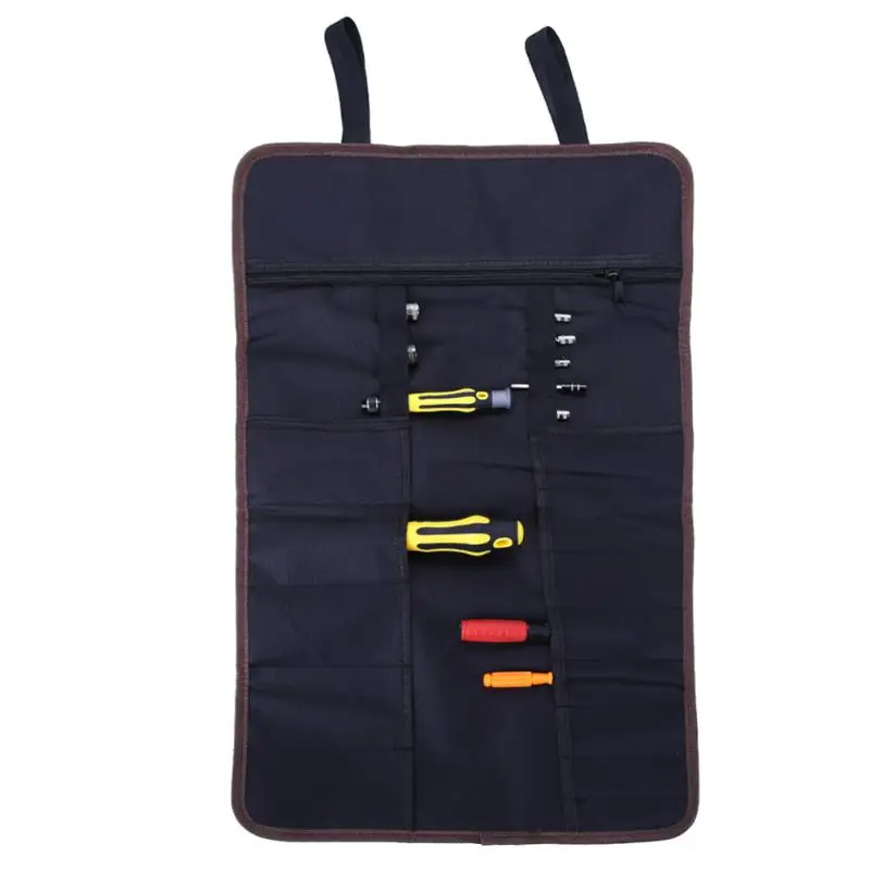 Многофункциональный Холст Рыхлители ролл Роллинг ремонт Утилита сумка практичная сумка-пояс для инструментов с ручками для переноски