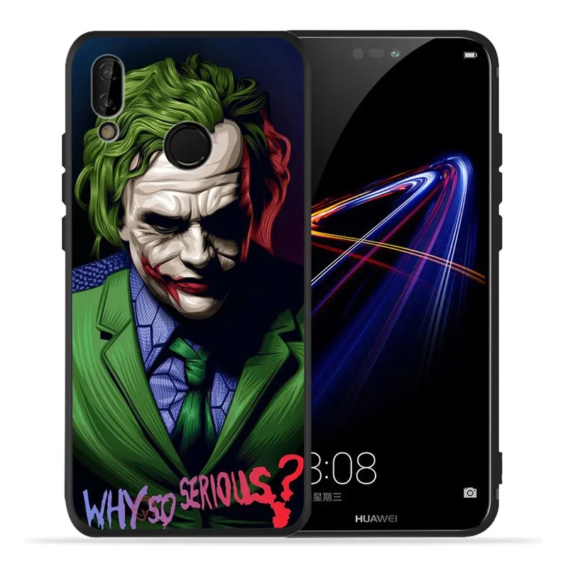 Роскошный чехол Marvel joker venom для huawei P8 P10 P20 P30 mate 10 20 Honor 8 8X 8C 9 10 Lite Plus Pro Чехол Coque Etui Funda cat - Цвет: H1292