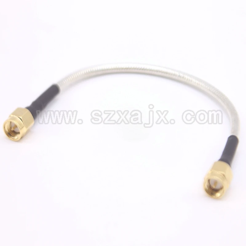JX 1 шт. SMA папа RG402 коаксиальный кабель соединитель Полужесткий с концом для