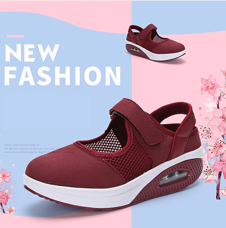 Breathable Mesh Women flats New Hook & Loop Moccasins mother shoes comfortable Casual summer women loafers shoes 2018 DBT1009 9