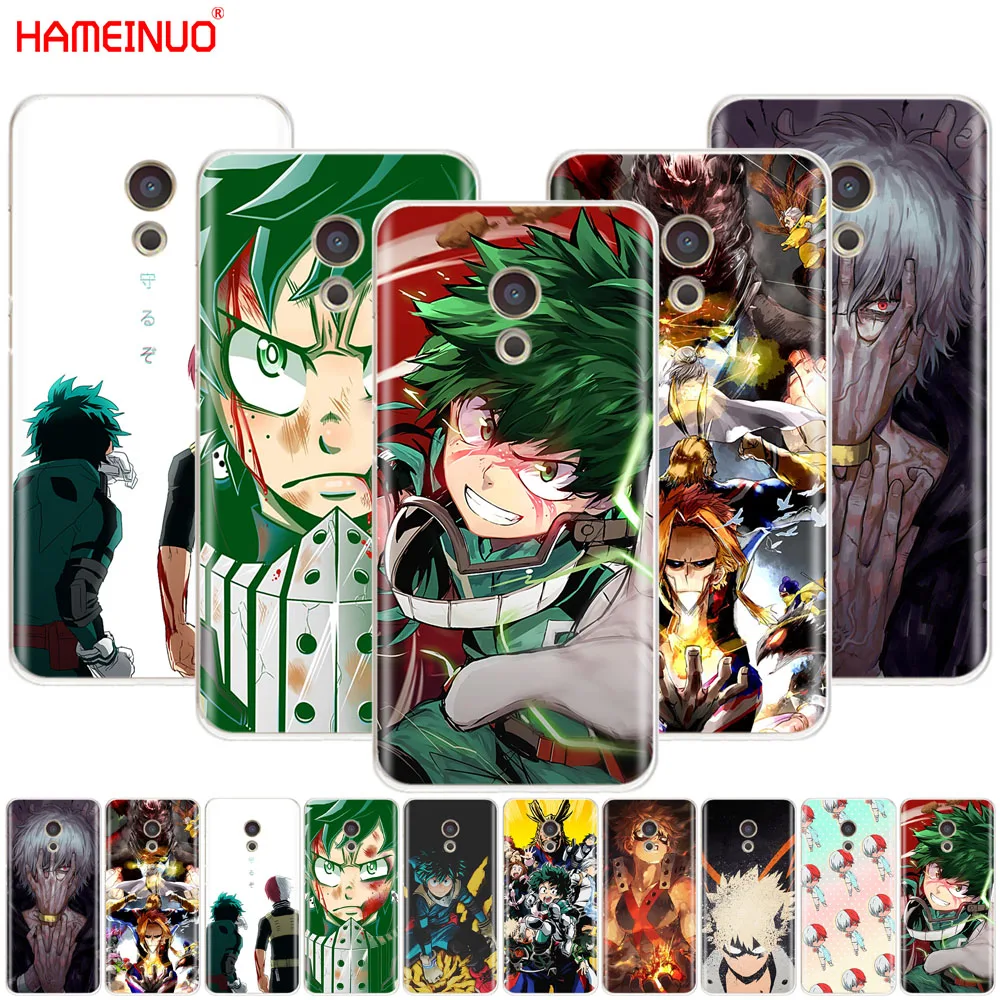 

HAMEINUO Boku no Hero Academia Cover phone Case for Meizu M6 M5 M5S M2 M3 M3S MX4 MX5 MX6 PRO 6 5 U10 U20 note plus