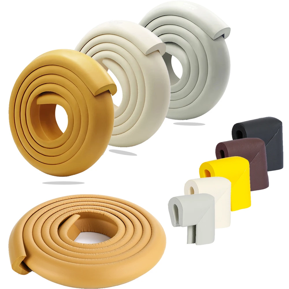 

2M Baby Safety Table Corner Protector Anti-collision Angle Strip Child Safety Baby Desktop Corner Angle Table Edge Protector