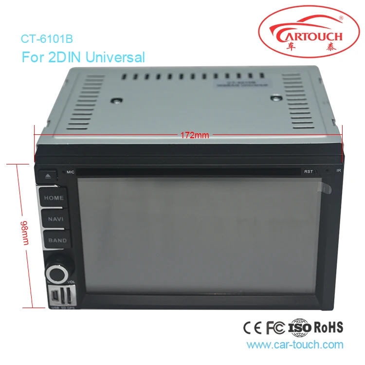 Автомобильный DVD плеер 6 2 дюйма wince 0 din аудио HD сенсорный экран 1080p видео Wi Fi GPS