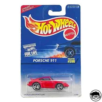 

Hot Wheels Porsche 911 Collector 590 1996 long card