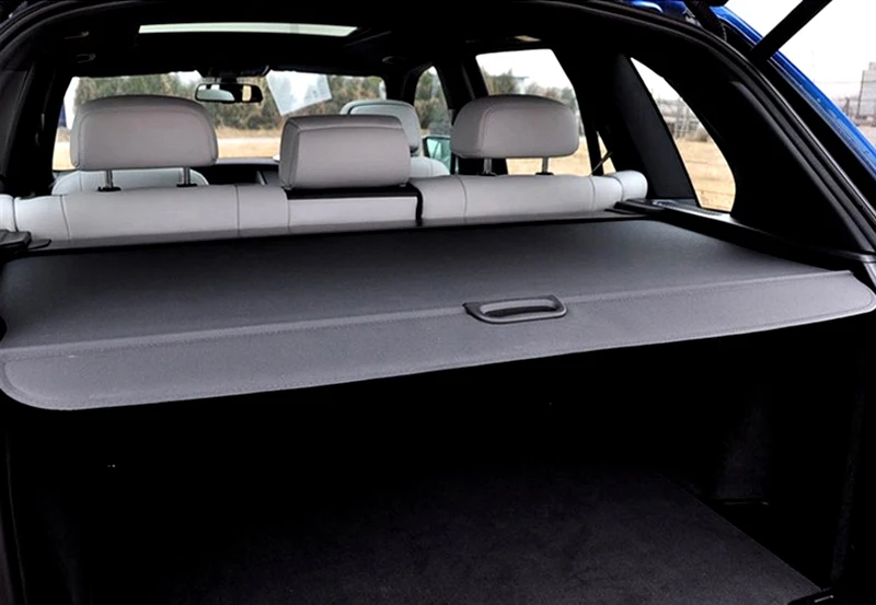 

For BMW X5 E70 2008 2009 2010 2011 2012 2013 Black Parcel Shelf Rear Cargo Cover Trunk Shade Security Cover 1set Car Styling