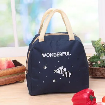 

Cartoon Animals Lunch Bag Women Thermal Insulation Picnic Bag Large Capacity Lunch Box Heat Insulation Food Bags