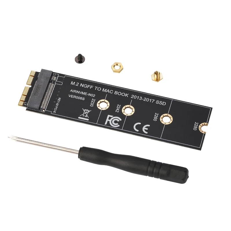 M2 NGFF PCIe AHCI SSD адаптер Разъем для карты MACBOOK Air 2013 2014 2015 2017 A1465 A1466 Pro A1398 A1502 A1419 2230 2280