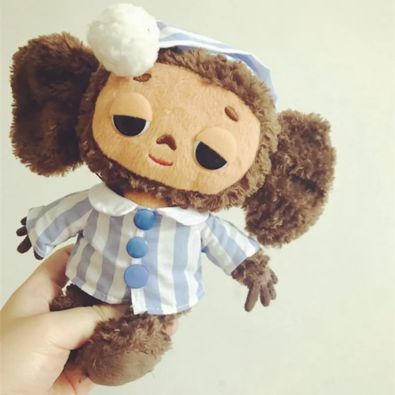 Russia Cheburashka Big Ear Monkey plush toys for Children Big eyes Long Plush