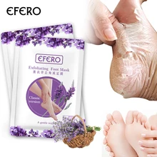 EFERO Exfoliating Foot Mask Peeling Socks for Pedicure Cracked Heel Leg Health Exfoliation for Feet Care Foot Spa Skin Care