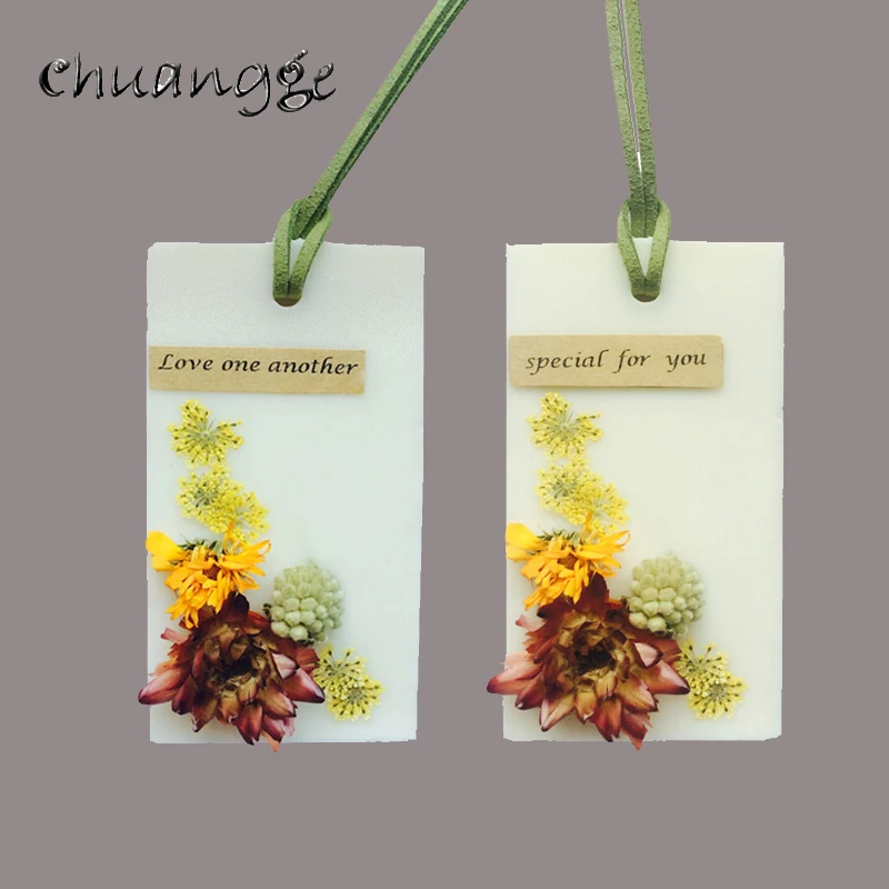 

CHUANGGE Aromatherapy Wax Tablet DIY Scented Candles Aroma Soy Wax Souvenir Gifts Flower Wardrobe Incense Fragance for Car Gift