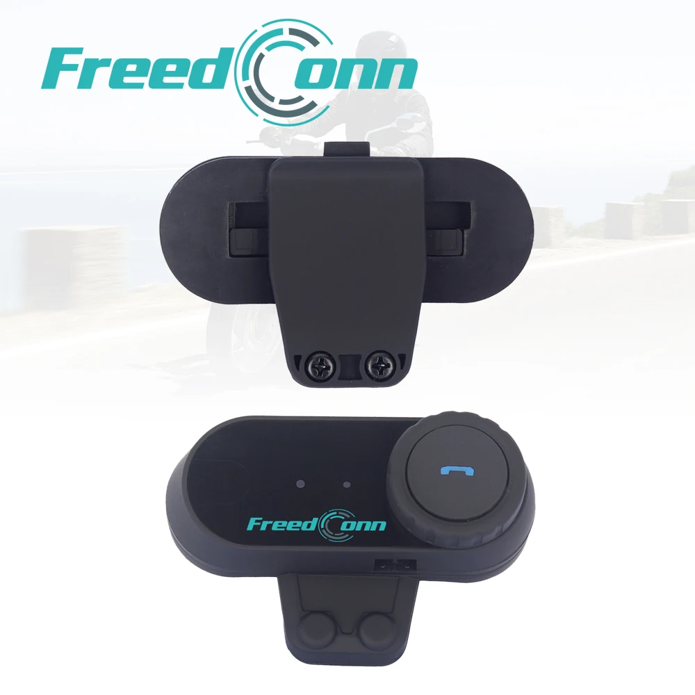 FreedConn T-COMVB мотоциклетный шлем Bluetooth Интерком 800 м BT интеркоммуникационная гарнитура с fm-радио