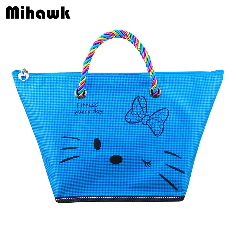 

Mihawk Kitty Large Capacity Cosmetic Wash Bags Fashion Waterproof Toiletry Pouch Portable Beauty Case Makeup Totes Accessories