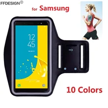 Спортивная сумка для сотового телефона держатель в виде нарукавной повязки чехол для samsung Galaxy J4 J6 J8 A8 A7 A6 плюс J7 J5 J3 A3 A5 телефон ручная сумка чехол