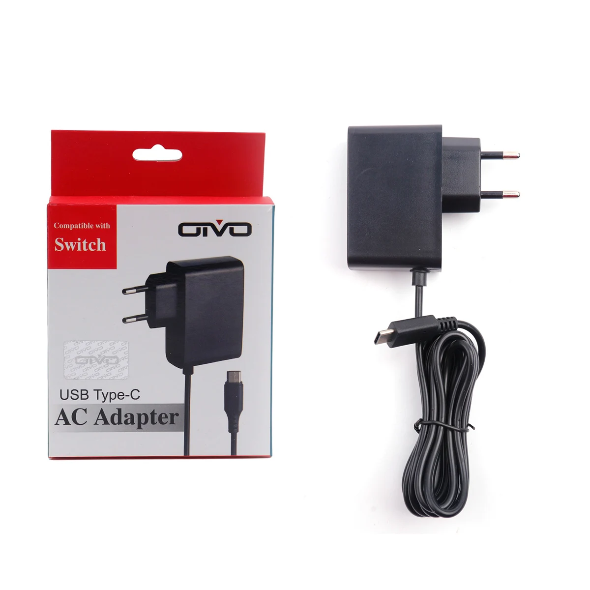 

Latest model AC Adapter Charger switch charger For nintend switch NES Game adapter 5V 2.4A EU Plug USB Type C Charging port