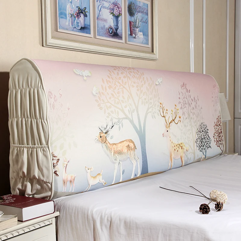 Американский чехол для кровати 120-220 см, все включено, тканевые одеяла, пыленепроницаемые эластичные двойные кровати, чехол на спинку кровати, защитный чехол