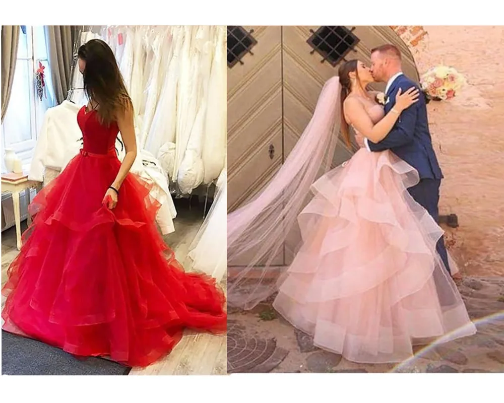 HONGFUYU Womens Vintage Ball Gown Wedding Dresses Bridal Wedding Gown