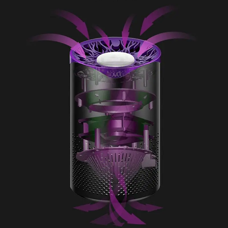 LED Mosquito Killing Lamp USB Power Supply Insect Control Light Electric Bug Zapper UV Lighting Fly Trap