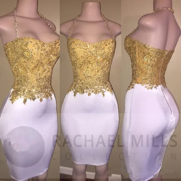 white gold cocktail dresses