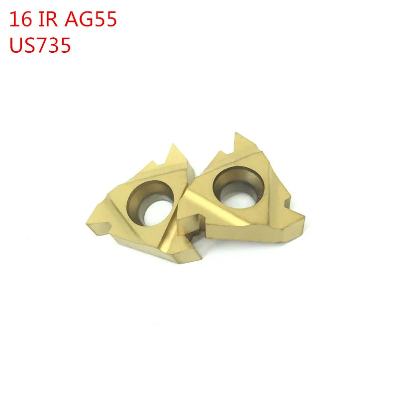

MMT 16IR AG55 US735 Miling Turning Tools Carbide insert Lathe cutter Tool turning insert