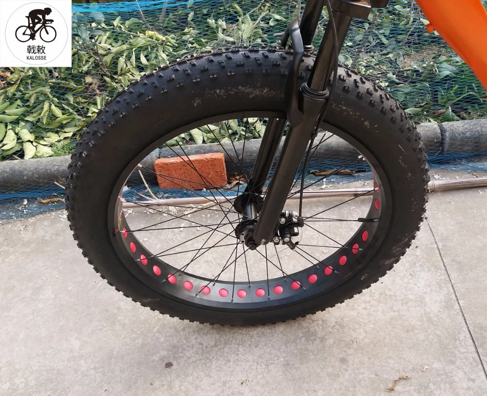 Sale Kalosse Full suspension  bike snow  26*4.0 tires Beach bike  Microshift   3X10S  30 speed , Hydraulic brakes 4