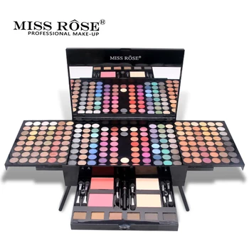 

MISS ROSE Brand Shimmer Glitter Matte Eyeshadow Palette Waterproof Eye Shadow Long Lasting Makeup