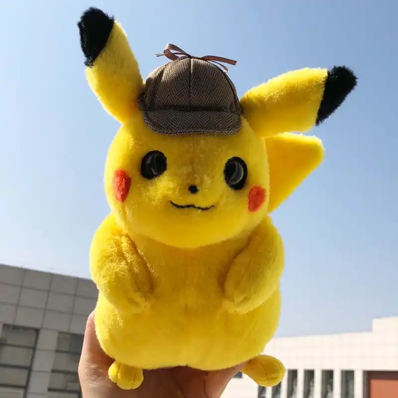 detective pikachu talking plush