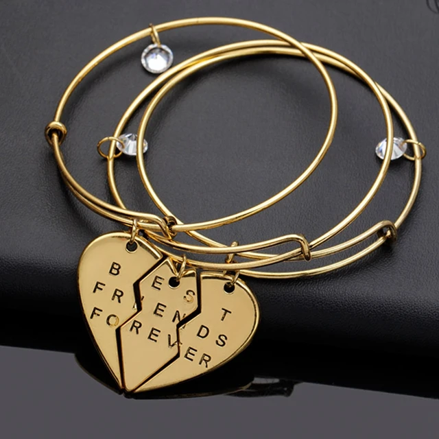 Best Friends Bracelets Set Of 3 Best Friends Bracelets Set Of 3