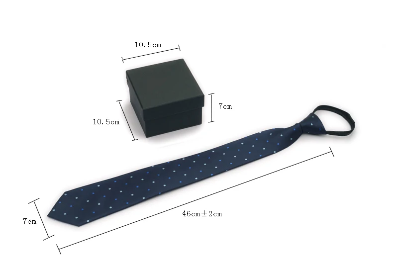 Мода 7 см Галстуки для Для мужчин шелковые свадебные молния галстук Для Мужчин's Повседневное галстук бренд шеи Галстуки легко вытащить