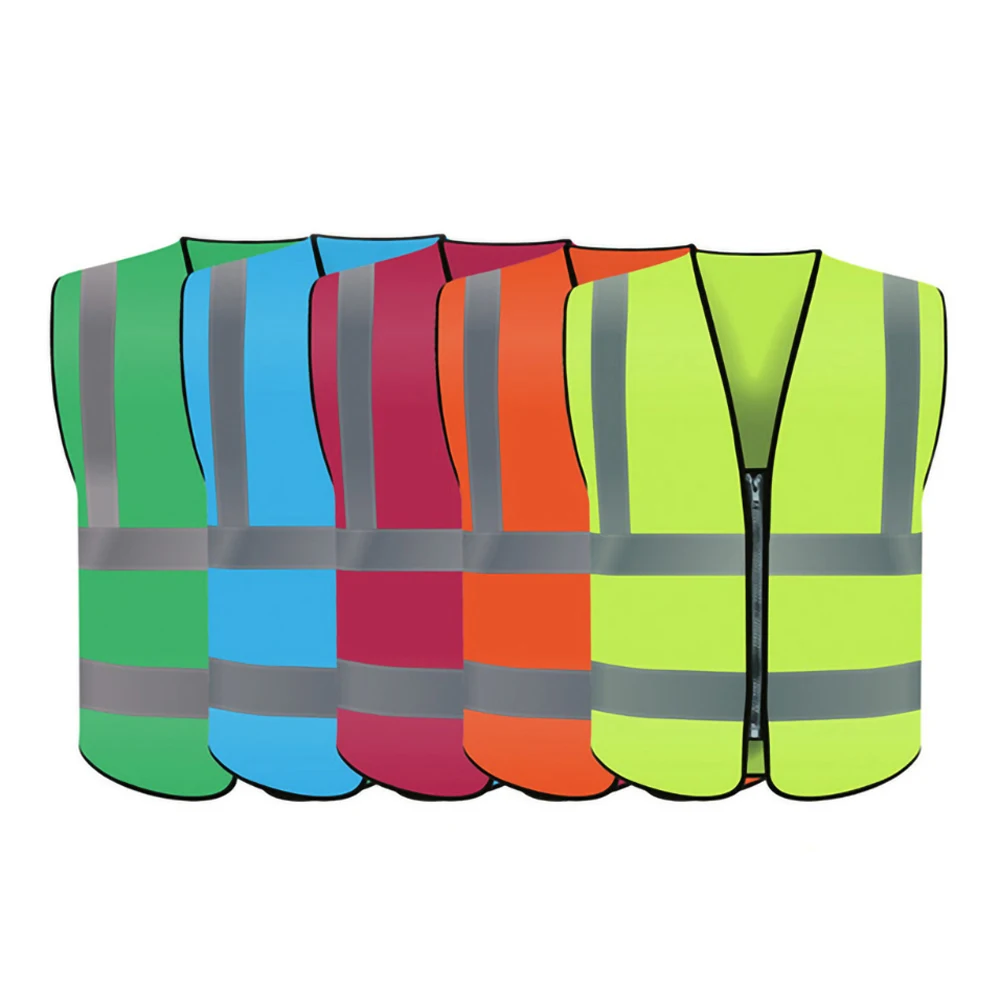 

Motorcycle Jacket Reflective Warning Vest Visibility Day Night Protective Safety Vest Running Riding Traffic Reflective Vest