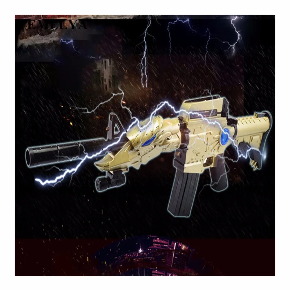 Bursts of water soft bullet gun children 's toy gun one shot dual - use battle toy gun children' s toys