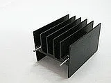 

20pcs Black oxidation heat sink 30mm*30mm*25mm T0-220 YB30 aluminum heat sink/cooling fin pin pitch 23 radiator