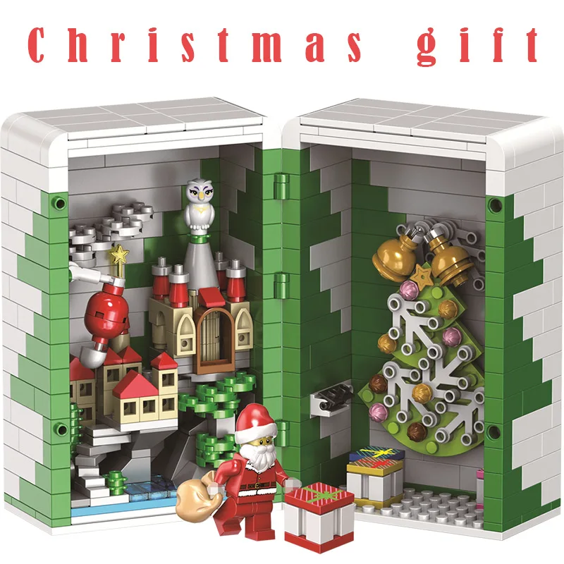 

Santa Claus Building Blocks LegoINGlys Designer Christmas Mini Bell Tree Figures Kits Bricks Toys for Kids Winter Holiday