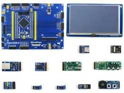 STM32 развитию STM32 доска для STM32F429I MCU STM32F429IGT6 ARM Cortex M4 + 7 дюймовый сенсорный ЖК-дисплей + 12 модулей = Open429I-C пакет B