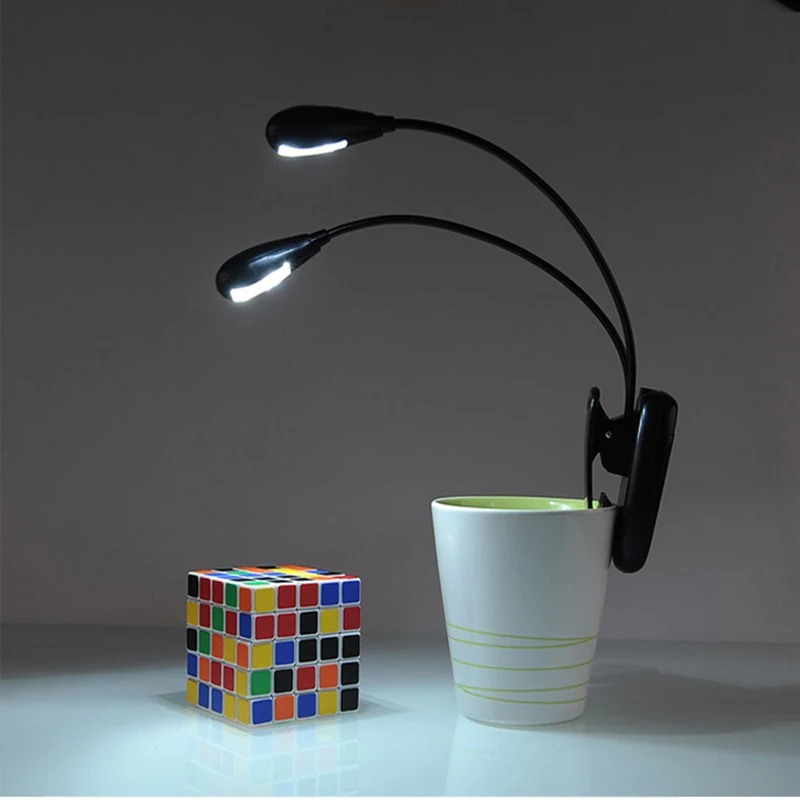 

Litwod Z20 creative models double LED clip lamp lamp student dormitory eye reading lamp book clip lamp lighting light