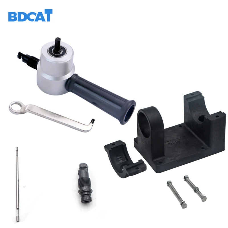 

BDCAT drop shipping Newest Nibble Metal Cutting Double Head Sheet Nibbler Saw Cutter Tool Drill Attachment Free Cutting Tool