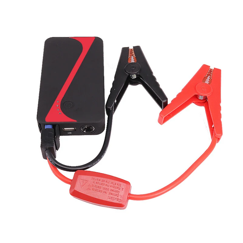 400A Peak 12000mAh Jump Starter Pack Portable LED Flashlight Power Bank Auto Battery Supply Phone Power Clamps For 12V Car Boat