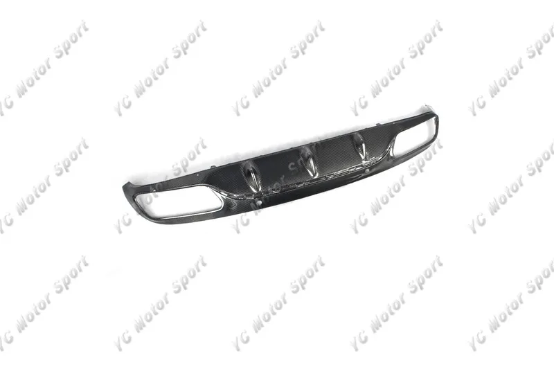 2016-2018 Mercedes Benz C205 C63 Coupe OEM Style Rear Diffuser CF (2)