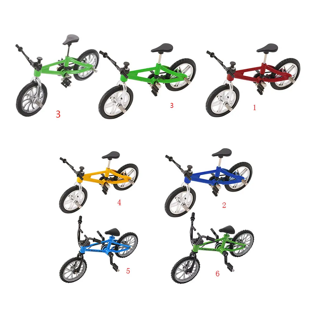 Пальчиковая модель велосипеда из сплава Мини горный велосипед BMX фиксированный