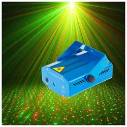 5 шт./лот! Синий Мини светодиодный лазерный проектор DJ диско-бар света этапа эффект Рождество par оборудование Паб Бар КТВ свет 150mv 50 -60 Гц RG