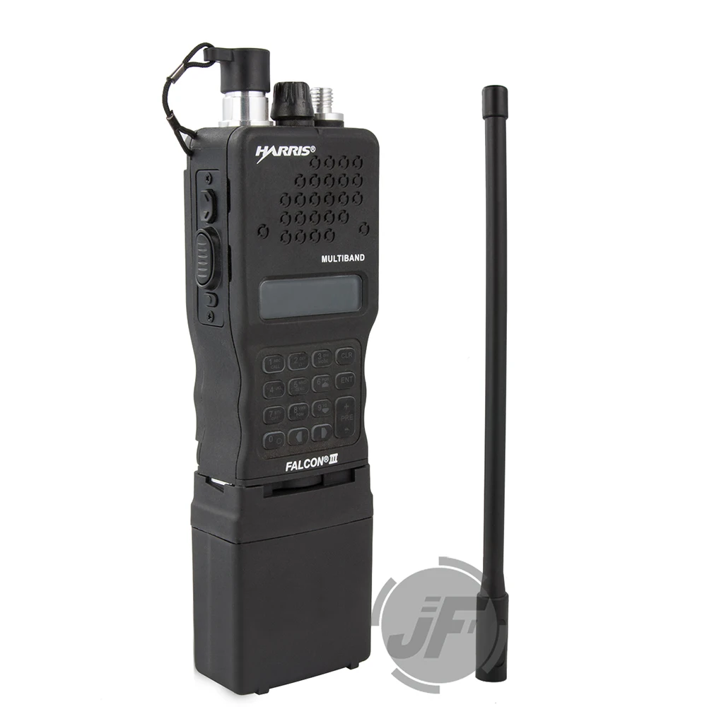 

Tactical AN/ PRC-152 Falcon III MBITR Amtenna Package Dummy Radio Case Communication Model