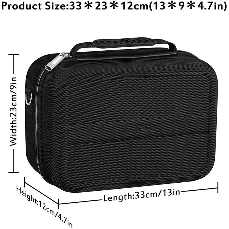  Portable Carrying-All Protective Hard Messenger Bag Soft Lining 18 Games For Switch Game Traveler D