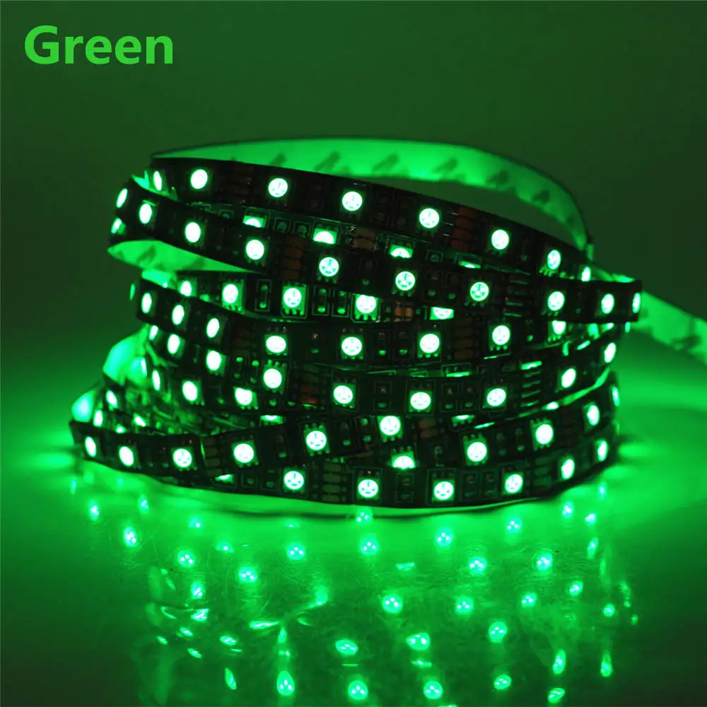 Суперъяркая черная Светодиодная лента PCB SMD5050 12 В постоянного тока 60
