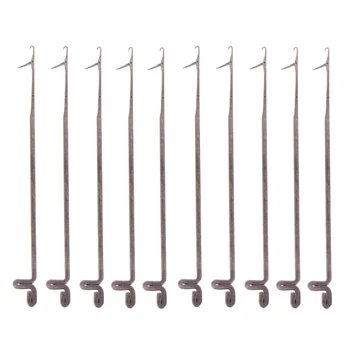 

JAVRICK 10 Pcs Crochet Threader Beading Needles Stringing Tool DIY Jewelry Making 80mm NEW