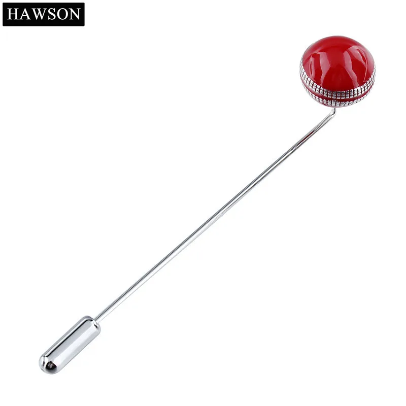 HAWSON رياضي الكريكيت نمط دبابيس دبابيس ل ملابس للرجال الأحمر المينا الكرة التلبيب دبوس شحن مجاني HAWSON رياضي الكريكيت نمط دبابيس دبابيس ل ملابس للرجال الأحمر المينا الكرة التلبيب دبوس شحن مجاني