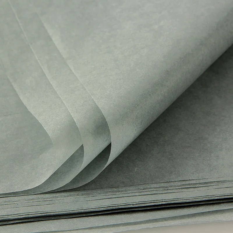 50 шт. 50x75 см прозрачный цветной бумажный цветок подарочная оберточная бумага упаковка рулон бумаги вина рубашки обувь Костюмы упаковка - Цвет: gray