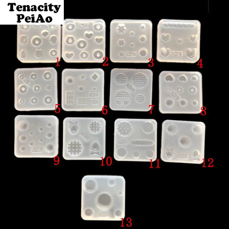 

Transparent Silicone Mold for Resin Jewelry Epoxy Uv Resin Molds Pendnat Jewelry Making Tools