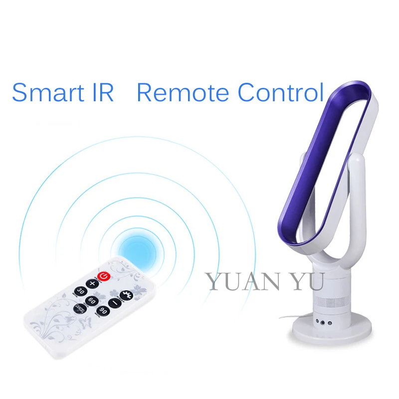

Fashion Style Rotation Remote Controlled Air Cooling Fan For Super Mute Low Power Consumption Big Wind Bladeless Fan Ventilator