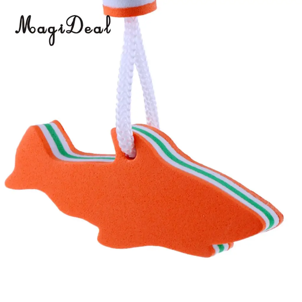MagiDeal Lightweight Portable EVA Dolphin Shaped Water Floating Keyring Backpack Key Chain Water Sports Surf Swim Key Holder