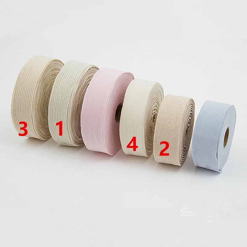 5cm Organic 100 cotton Bias Binding Tapes unfolded Gingham Trim